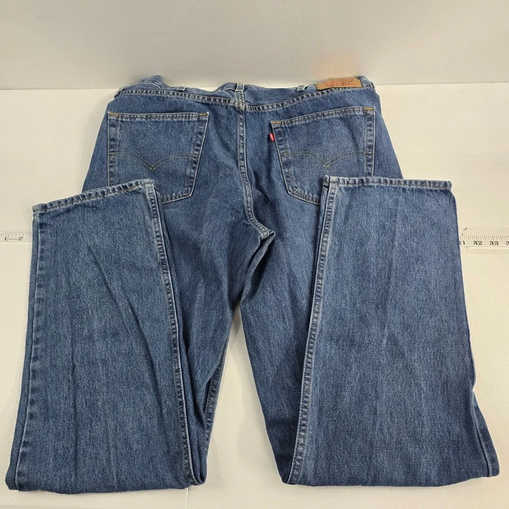 Levi's 550 Relaxed Fit‎ Jeans Mens W38 L36 Blue Denim